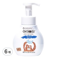 IVLY nature 孩童用洗手乳, 280ml, 6入, 單一香味
