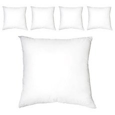 LASSLEY 蕾絲妮 A級長纖棉枕心 填充棉 台灣製, 50 x 50cm, 白色, 5個