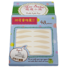 Miss Bowbow 撥撥小姐 3M雙眼皮貼中包裝 48個, 5號防眼尾下垂, 1盒