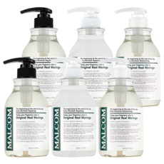 Malcolm Original Real Moringa 洗髮水 520ml + 護理液 520ml + 沐浴露 520ml, 2組