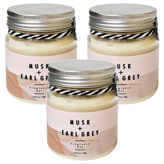 more room 香氛膏 白麝香 + 伯爵茶, 140g, 3罐