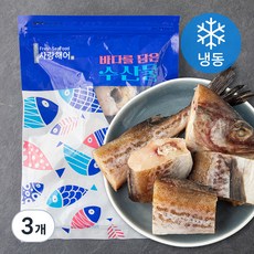 사랑해어 한마리 그대로 얼린 절단 명태 (냉동), 750g, 3개