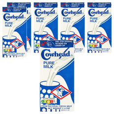 Cowhead 田園 全脂保久乳, 1L, 6瓶
