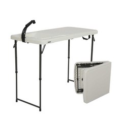 야외 접이식 개수대기능 테이블 80718, 화이트