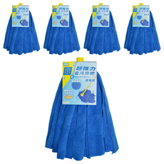 多麼潔 超強力去污拖把替換包 乾濕兩用 超細纖維, 5個