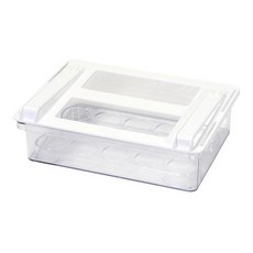 PEARL LIFE 珍珠金屬 冰箱架底部抽屜型儲物盒 深型 附蛋架 Skit 系列, HC-121, 1個