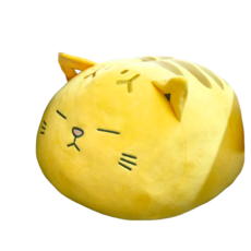 黃阿瑪的後宮生活 麻糬抱枕 聚酯纖維材質, 嚕嚕 黃色