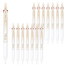 JAVAPEN Jium3겔 可擦式原子筆 0.5mm, 15個, 米色