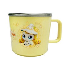 LE BARN Shooting Star Catch! Teenieping防滑不鏽鋼杯, Twinkle, 1個, 220ml