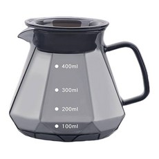 卡特屋 黑曜石咖啡分享壺 含壺蓋, 咖啡分享壺 + 壺蓋, 450ml, 1個