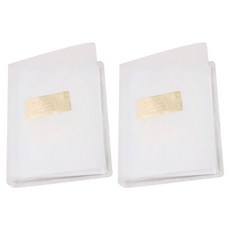 卡卡司 相簿型貼紙簿 + 燙金貼紙組 KN-A4087, 2套, 半透明白色(貼紙簿)