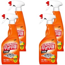 무균무때 주방용 세정제, 900ml, 4개