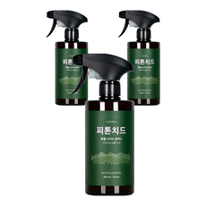 휴웰 100% 편백수 피톤치드 스프레이 블랙, 3개, 500ml