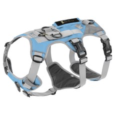 INTERLAKENCUSTOM NEEDS THE PET 狗狗 Interlaken Earthtec Slim 3.0 胸背帶, 天藍色 + 灰色