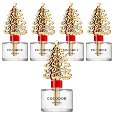 COCODOR 珂珂朵爾 燦金聖誕樹擴香瓶, White Musk 白麝香, 200ml, 5瓶