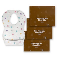 Nawaagi 一次性圍兜 20入, 熊, 3個