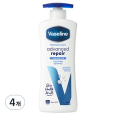 바세린 인텐시브 케어 어드벤스드 리페어 로션, 4개, 400ml