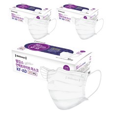 웰킵스 뉴언택트라이트 마스크 대형 KF-AD, 30개입, 3개, 화이트