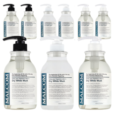 MALCOM 瑪律科姆 白麝香洗髮精 520ml+護髮乳 520ml+沐浴乳 520ml, 3組