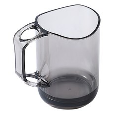 like-it 可立 牙刷 漱口杯, 透明灰, 1個