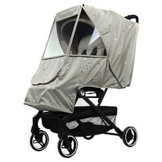 Y-UP 攜帶式嬰兒推車防風罩, 灰綠色, 1個