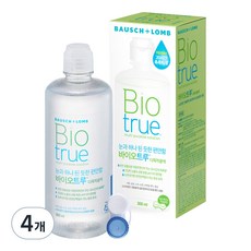 바이오트루 렌즈 세정액, 300ml, 4개
