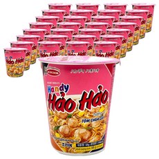 하오하오 에이스쿡 핑크 컵라면 새우맛 68g, 36개