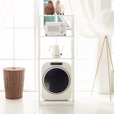 鯨魚傢俱 鯊魚烘衣機層架, 4層, 白色 + 白色