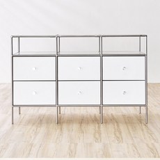 세레나데 모디즈 모듈 거실 수납장 1200 선반형 방문설치, 화이트