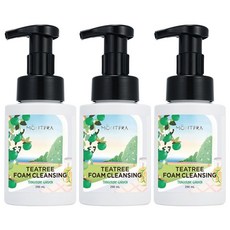 몽프라 약산성 티트리 폼클렌징 탠저린가든, 3개, 290ml