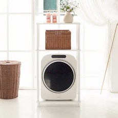 鯨魚傢俱 鯊魚烘衣機層架 600, 3層, 白色層板 + 白色支架