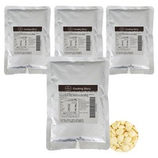 쿠킹스토리 카카오네이처 화이트 컴파운드 코팅 초콜릿, 500g, 4개