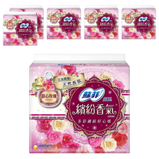 SOFY 蘇菲 繽紛香氣超薄護墊 甜心玫瑰, 14cm, 80片, 6包