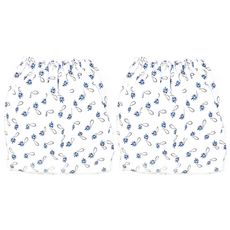 Medico 醫院病床罩 藍色菊花, 2個