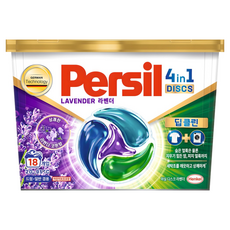 Persil 寶瀅 韓國原裝進口 薰衣草洗衣膠囊, 18入, 1盒