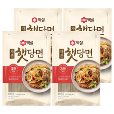 CJ BEKSUL 白雪 韓式冬粉 已切 Q彈 無使用明礬, 500g, 4包