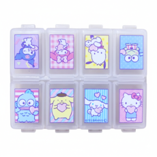 Sanrio 三麗鷗 小物收納盒(8格), 透明色, 1入