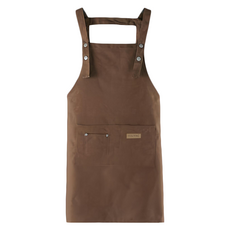 Storiving H型防水咖啡師圍裙, 棕色, 1件