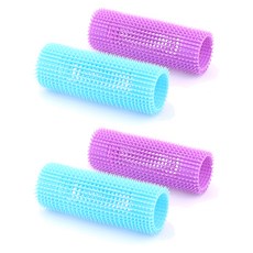 黃麻髮捲長度 100 毫米，超重 39 毫米, 混色, 4個