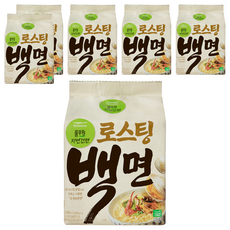 풀무원자연건면 로스팅 백면 101.5g, 24개