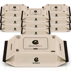 앙블랑 저자극 아기물티슈 베이지 리필형, 70g, 72매, 10세트
