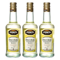 PONTI 巴薩米克香醋, 白香脂, 500ml, 3個