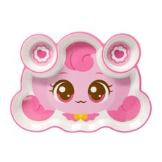 LE BARN 奇妙萌可造型盤子, 1個, 混色