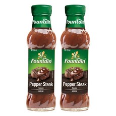 Fountain 黑胡椒牛排醬, 250ml, 2瓶