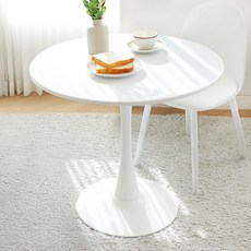코멧 홈 원형 식탁 테이블, 화이트, 4인용