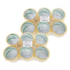 polar bear 北極熊 OPP普透封箱膠帶 48mm x 40y PPT4840A 6捲, 2組