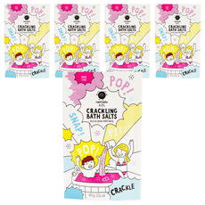 nailmatic KIDS 粉紅啵啵沐浴鹽, 富含維生素E和甜杏仁油，搭配洋甘菊萃取物, 60g, 5包