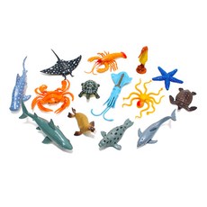 KesB 海洋動物公仔 14入, 1組