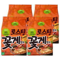 풀무원자연건면 로스팅 꽃게탕면 103g, 16개