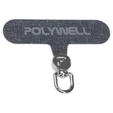 POLYWELL 寶利威爾 手機掛繩夾片 360度扣環 PW15-T65-0817, 深灰色, 1個